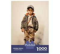 Jigsaw Puzzle for Adults 1000 Pieces Young Boy in Adventure Gear Jigsaw Puzzle Brain Teaser Game For Family Fun Parent-child Interaction 70x50cm/1000pcs