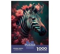 Jigsaw Puzzle for Adults 1000 Pieces Zebra Enchantment Jigsaws for Adults Toy Wall Decor Improve Memory for Is Ideal As A Gift 38x26cm/1000pcs