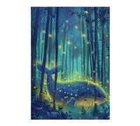Jigsaw Puzzle for Adults 1000pcs(38x26cm) S Whale in Enchanted Forest Jigsaws for Adults Brain Teaser Game Birthday Present Birthday And Unique Gifts 1000pcs(38x26cm) S