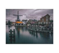 Jigsaw Puzzle for Adults 1000pcs(52x38cm) Dutch Windmill Adult Jigsaw Hands-on Game Analysis And Logic Difficult And Challenge 1000pcs(52x38cm)