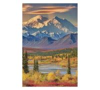 Jigsaw Puzzle for Adults 1000pcs(75x50cm) Alaska's Autumn Splendor Jigsaw Puzzle Relaxing Games Improve Memory Birthday And Unique Gifts 1000pcs(75x50cm)