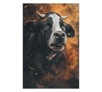 Jigsaw Puzzle for Adults 1000pcs(75x50cm) Fire And Fury Bull's Roar Jigsaws for Adults Brain Teaser Game Birthday Present Birthday And Unique Gifts 1000pcs(75x50cm)