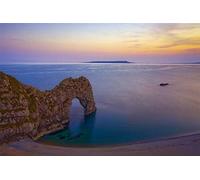 Jigsaw Puzzle for Adults, 200 Pieces, Durdle Door, Dorset, England, Art Deco House, Educational Game 35x25CM
