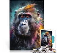 Jigsaw Puzzle for Adults 2000 Pieces Baboom painting Stressabbau-Spielzeug denn eignet sich ideal als Geschenk für die ganze Familie70x100cm