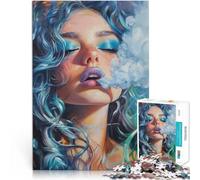 Jigsaw Puzzle for Adults 2000 Pieces Beautiful woman smoking DIY-Spielzeug Einzigartige Geburtstags- und Geschenkideen70x100cm