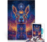 Jigsaw Puzzle for Adults 2000 Pieces Fantasy Alpaca Art Made of cardboard for and 14 years and over educational challenge Fun activities at home, birthday gifts, travel gifts。size:70x100cm
