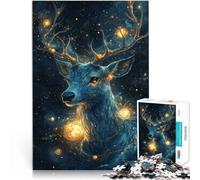 Jigsaw Puzzle for Adults 2000 Pieces Fantasy Soul Deer pädagogische Herausforderung Verbessern Sie das Gedächtnis70x100cm