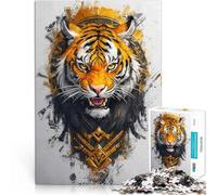 Jigsaw Puzzle for Adults 2000 Pieces Fenrir Fangs Breach Denksportaufgabe für mit passendem Poster und Quizblatt70x100cm