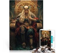Jigsaw Puzzle for Adults 2000 Pieces Frigg Norse Mythology Made of cardboard,for age 14 years and over Home art decoration Birthday present。size:70x100cm/27.5x39.3inch