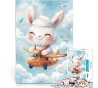 Jigsaw Puzzle for Adults 2000 Pieces Llama Pilot in the Clouds Analyse und Logik Verbessern Sie das Gedächtnis70x100cm