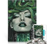 Jigsaw Puzzle for Adults 2000 Pieces Medusa Mosaic Portrait Quiz game 70x100cm is ideal as gifts for the whole family for Age 14 Years Up