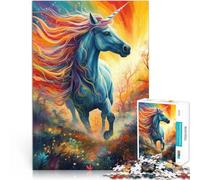 Jigsaw Puzzle for Adults 2000 Pieces Unicorn Horse Fantasy Mustermontage Angebot als Geschenk für die ganze Familie70x100cm