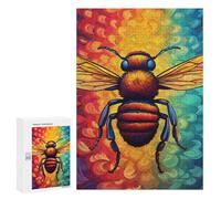 Jigsaw Puzzle for Adults 300 PCS Bee Colorful Teenagers Puzzles Relaxing Games Presents for Women Unique Gifts for Birthday And Christmas 300 PCS