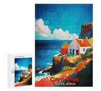 Jigsaw Puzzle for Adults 300 PCS Cape Town Art Teenagers Puzzles Brain Teaser Game Analysis And Logic for Is Ideal As A Gift 300 PCS
