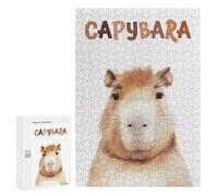 Jigsaw Puzzle for Adults 300 PCS Capybara Animal Nursery Puzzle for Adults Family Games But Fun And Humorous Difficult And Challenge 300 PCS