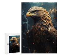 Jigsaw Puzzle for Adults 300 PCS Cool Wild Bald Eagle Teenagers Puzzles Brain Teaser Game Analysis And Logic for Is Ideal As A Gift 300 PCS