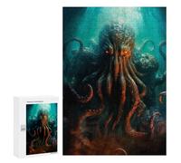 Jigsaw Puzzle for Adults 300 PCS Cthulhus Dominion Teenagers Puzzles Brain Teaser Game Analysis And Logic for Is Ideal As A Gift 300 PCS