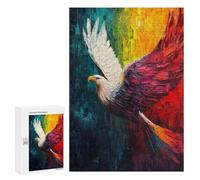 Jigsaw Puzzle for Adults 300 PCS Eagle Art Print, Abstract Painting-1 Jigsaws for Adults Puzzle Difficult Challenge Difficult And Challenge Brainteaser Family Games 300 PCS