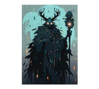 Jigsaw Puzzle for Adults 300 PCS Epic Mysterious Druid Jigsaw Puzzle Relax Games Home Decoration Unique Gifts for Birthday And Christmas 300 PCS