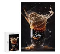 Jigsaw Puzzle for Adults 300 PCS Espresso Pickaxe Teenagers Puzzles Relaxing Games Presents for Women Unique Gifts for Birthday And Christmas 300 PCS