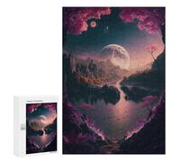 Jigsaw Puzzle for Adults 300 PCS Exoplanet Tau Ceti E Teenagers Puzzles Family Games Difficult Hard for Is Ideal As A Gift 300 PCS