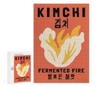Jigsaw Puzzle for Adults, 300 PCS, Featuring Kimchi Fermented Fire Food Poster, Classic Jigsaw Entertainment for The Home, for Family Fun