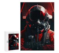 Jigsaw Puzzle for Adults 300 PCS Fighter Pilot Jigsaw for Adults Anti-Stress Toys Enhance Memory Birthday And Unique Gifts 300 PCS