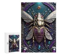 Jigsaw Puzzle for Adults 300 PCS Galactic Cicada Chronicles Teenagers Puzzles Relaxing Games Presents for Women Unique Gifts for Birthday And Christmas 300 PCS