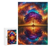 Jigsaw Puzzle for Adults 300 PCS Galactic Glade Reflections Puzzle for Adults Family Games But Fun And Humorous Difficult And Challenge 300 PCS