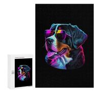 Jigsaw Puzzle for Adults 300 PCS Greater Swiss Mountain Dog Teenagers Puzzles Family Games Difficult Hard for Is Ideal As A Gift 300 PCS