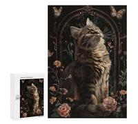 Jigsaw Puzzle for Adults 300 PCS Havana Brown Jigsaw Brain Teaser Game Precision Cutting Parent-child Interaction 300 PCS