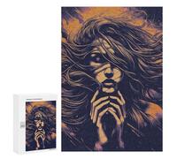 Jigsaw Puzzle for Adults 300 PCS Lonely Girl Teenagers Puzzles Brain Teaser Game Analysis And Logic for Is Ideal As A Gift 300 PCS