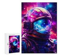 Jigsaw Puzzle for Adults 300 PCS Looking at A New World Teenagers Puzzles Family Games Difficult Hard for Is Ideal As A Gift 300 PCS