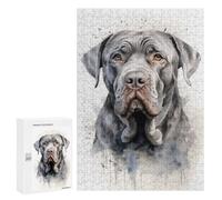 Jigsaw Puzzle for Adults 300 PCS Neapolitan Mastiff Dog Teenagers Puzzles Relaxing Games Presents for Women Unique Gifts for Birthday And Christmas 300 PCS