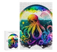 Jigsaw Puzzle for Adults 300 PCS Octopus Teenagers Puzzles Relaxing Games Presents for Women Unique Gifts for Birthday And Christmas 300 PCS