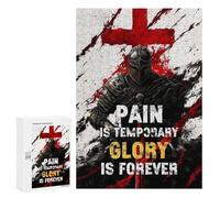 Jigsaw Puzzle for Adults 300 PCS Pain Is Temporary, Glory Is Forever Teenagers Puzzles Brain Teaser Game Analysis And Logic for Is Ideal As A Gift 300 PCS