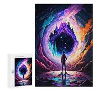 Jigsaw Puzzle for Adults 300 PCS Portal Cosmic Space Teenagers Puzzles Relaxing Games Presents for Women Unique Gifts for Birthday And Christmas 300 PCS