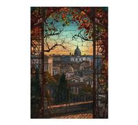 Jigsaw Puzzle for Adults 300 PCS Romes Twilight View Puzzles for Adults Anti-Stress Toys Precision Cutting Unique Gifts for Birthday And Christmas 300 PCS