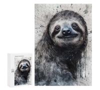 Jigsaw Puzzle for Adults 300 PCS Sloth Natures Relaxer Jigsaw for Adults Anti-Stress Toys Enhance Memory Birthday And Unique Gifts 300 PCS