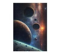 Jigsaw Puzzle for Adults 38x26cm/1000pcs All The Planets Jigsaw for Adults Hands-on Game Wall Decoration Parent-child Interaction 38x26cm/1000pcs