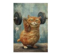 Jigsaw Puzzle for Adults 38x26cm/1000pcs Cat Funny Training Strong Jigsaw for Adults Relax Games For Family Fun Parent-child Interaction 38x26cm/1000pcs