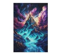 Jigsaw Puzzle for Adults 38x26cm/1000pcs Cosmic Mountain Peak Jigsaw for Adults Hands-on Game Wall Decoration Parent-child Interaction 38x26cm/1000pcs