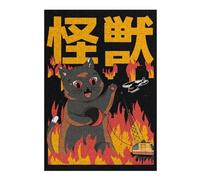 Jigsaw Puzzle for Adults 38x26cm/1000pcs Cute Cat Kaiju Jigsaw for Adults Hands-on Game Wall Decoration Parent-child Interaction 38x26cm/1000pcs