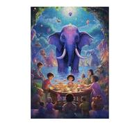 Jigsaw Puzzle for Adults 38x26cm/1000pcs Enchanted Tea Party in The Forest Puzzles for Adults Relax Games Enhance Memory Difficult And Challenge 38x26cm/1000pcs