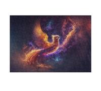 Jigsaw Puzzle for Adults 38x26cm/1000pcs Galactic Phoenix Cosmic Artwork Puzzles for Adults Relax Games Enhance Memory Difficult And Challenge 38x26cm/1000pcs