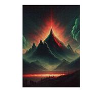 Jigsaw Puzzle for Adults 38x26cm/1000pcs Mystical Mountains Puzzle for Adults Family Game Home Decoration Birthday And Unique Gifts 38x26cm/1000pcs