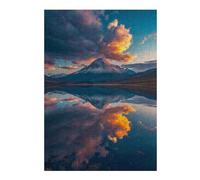 Jigsaw Puzzle for Adults 38x26cm/1000pcs Reflected Mountain Majesty Jigsaw for Adults Relax Games For Family Fun Parent-child Interaction 38x26cm/1000pcs