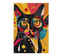 Jigsaw Puzzle for Adults 38x26cm/1000pcs Retro Cat Jigsaws for Adults Toy Wall Decor Precision Cutting Parent-child Interaction 38x26cm/1000pcs