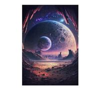Jigsaw Puzzle for Adults 38x26cm/1000pcs Stellar Space Landscape Jigsaw for Adults Relaxing Games Stress Reliever Unique Gifts for Birthday And Christmas 38x26cm/1000pcs