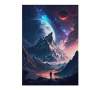 Jigsaw Puzzle for Adults 38x26cm/1000pcs Stellar Twilight Galaxy Jigsaw for Adults Hands-on Game Wall Decoration Parent-child Interaction 38x26cm/1000pcs